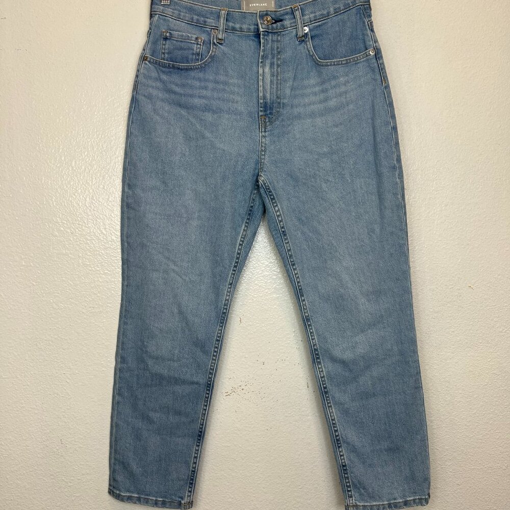 EVERLANE Light Wash High Waist Straight Ankle Jeans Size‎ 30